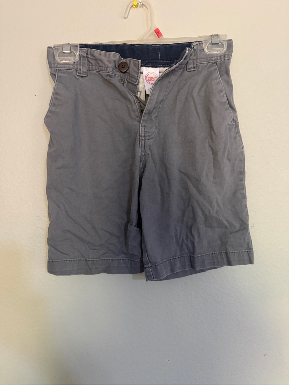 wonder nation Boys Gray Casual Cotton Shorts